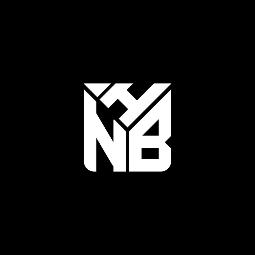 hnb brief logo vector ontwerp, hnb gemakkelijk en modern logo. hnb luxueus alfabet ontwerp