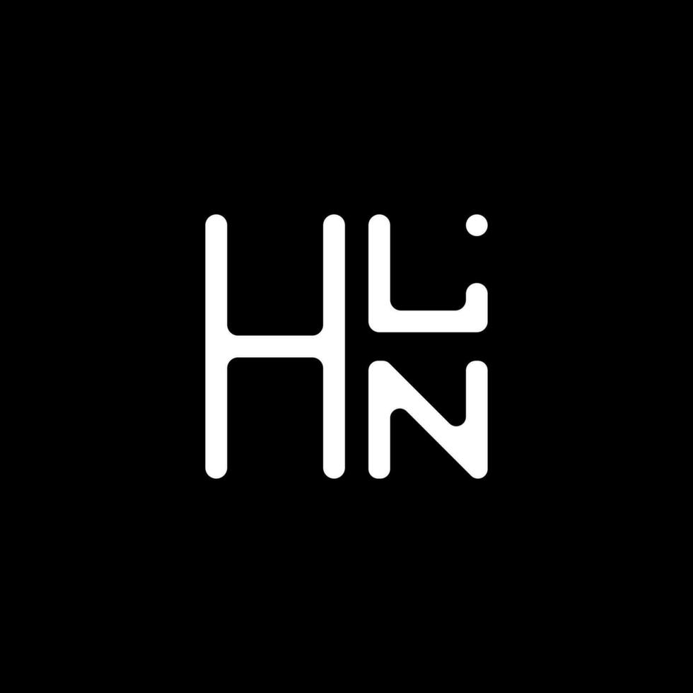 hln brief logo vector ontwerp, hln gemakkelijk en modern logo. hln luxueus alfabet ontwerp