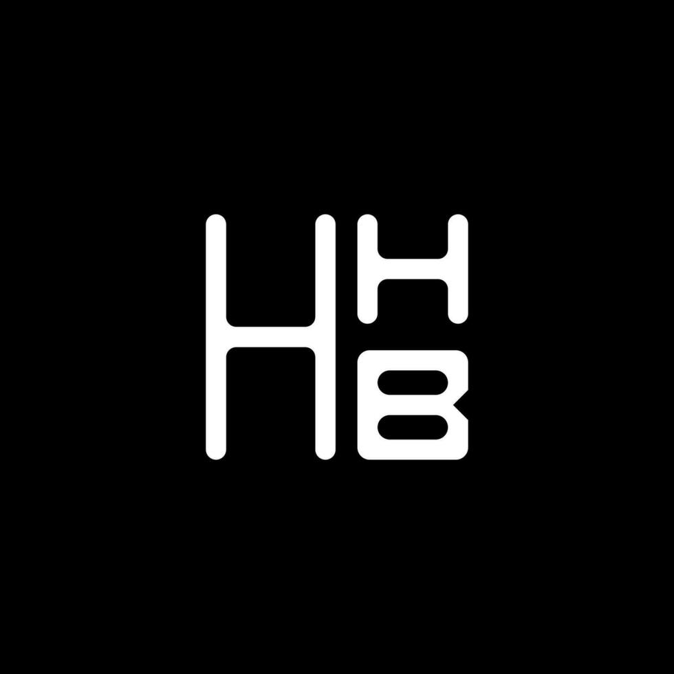 hhb brief logo vector ontwerp, hhb gemakkelijk en modern logo. hhb luxueus alfabet ontwerp