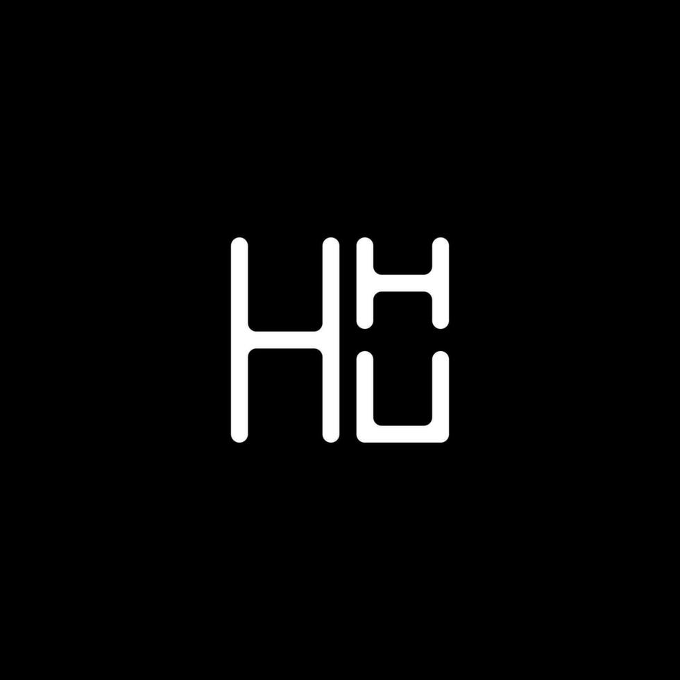 hhu brief logo vector ontwerp, hhu gemakkelijk en modern logo. hhu luxueus alfabet ontwerp