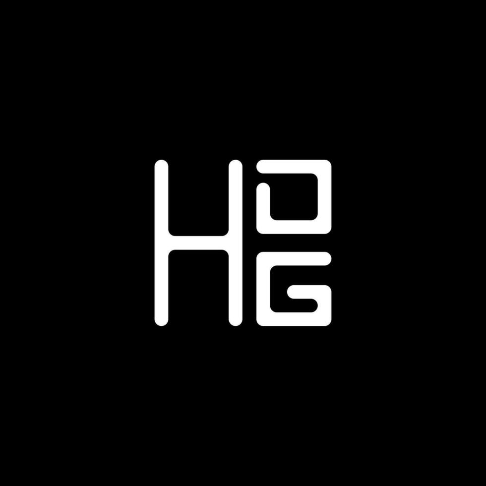 hdg brief logo vector ontwerp, hdg gemakkelijk en modern logo. hdg luxueus alfabet ontwerp