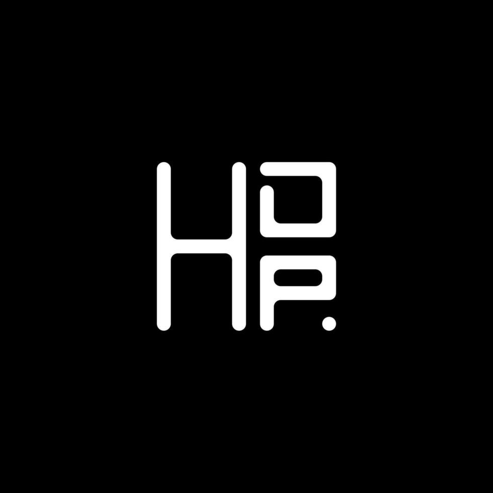 hdp brief logo vector ontwerp, hdp gemakkelijk en modern logo. hdp luxueus alfabet ontwerp