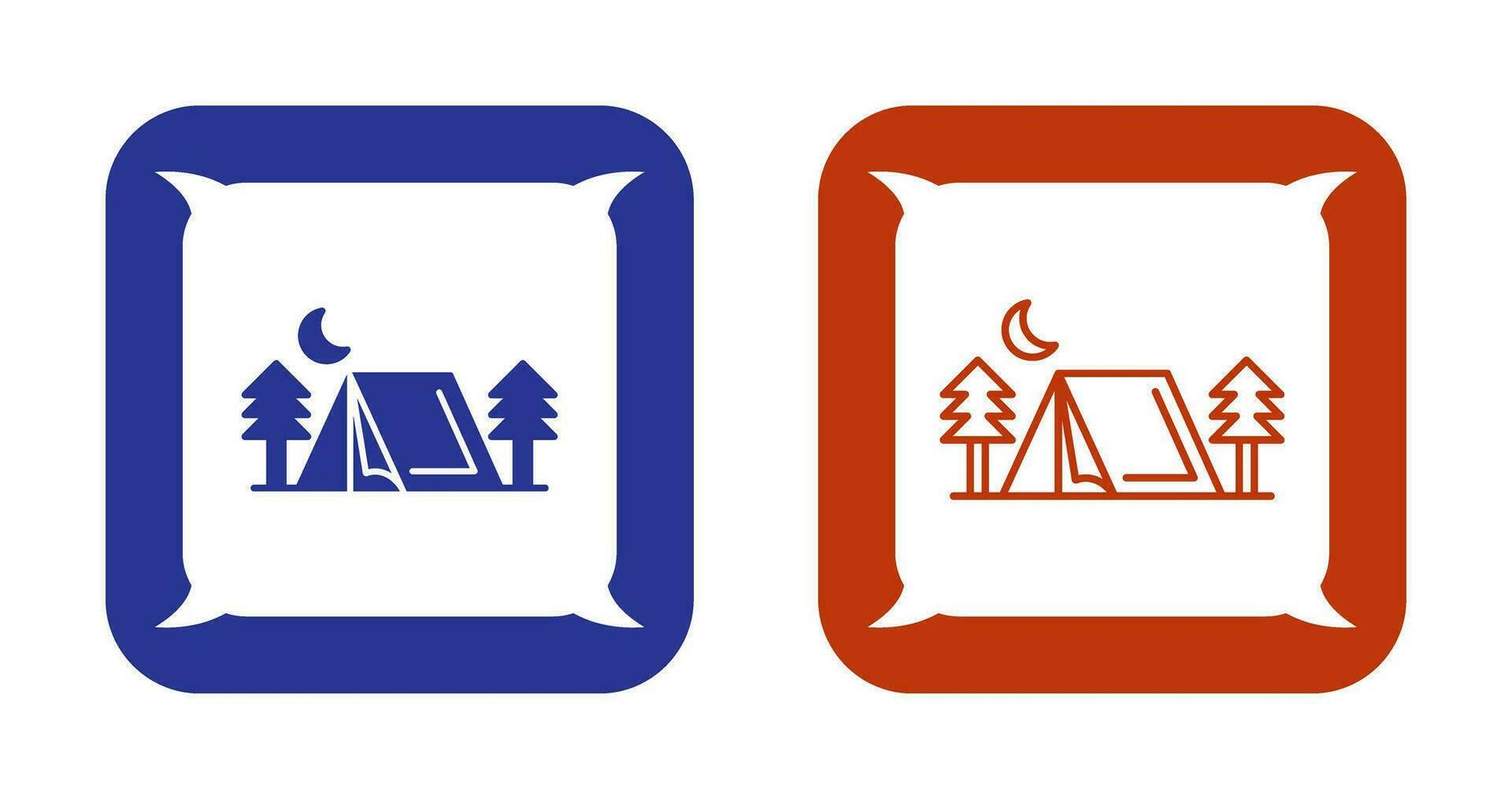 tent vector pictogram