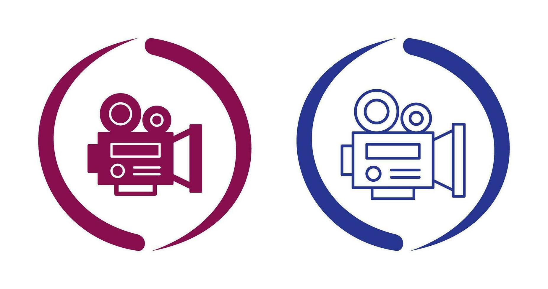 videocamera vector pictogram