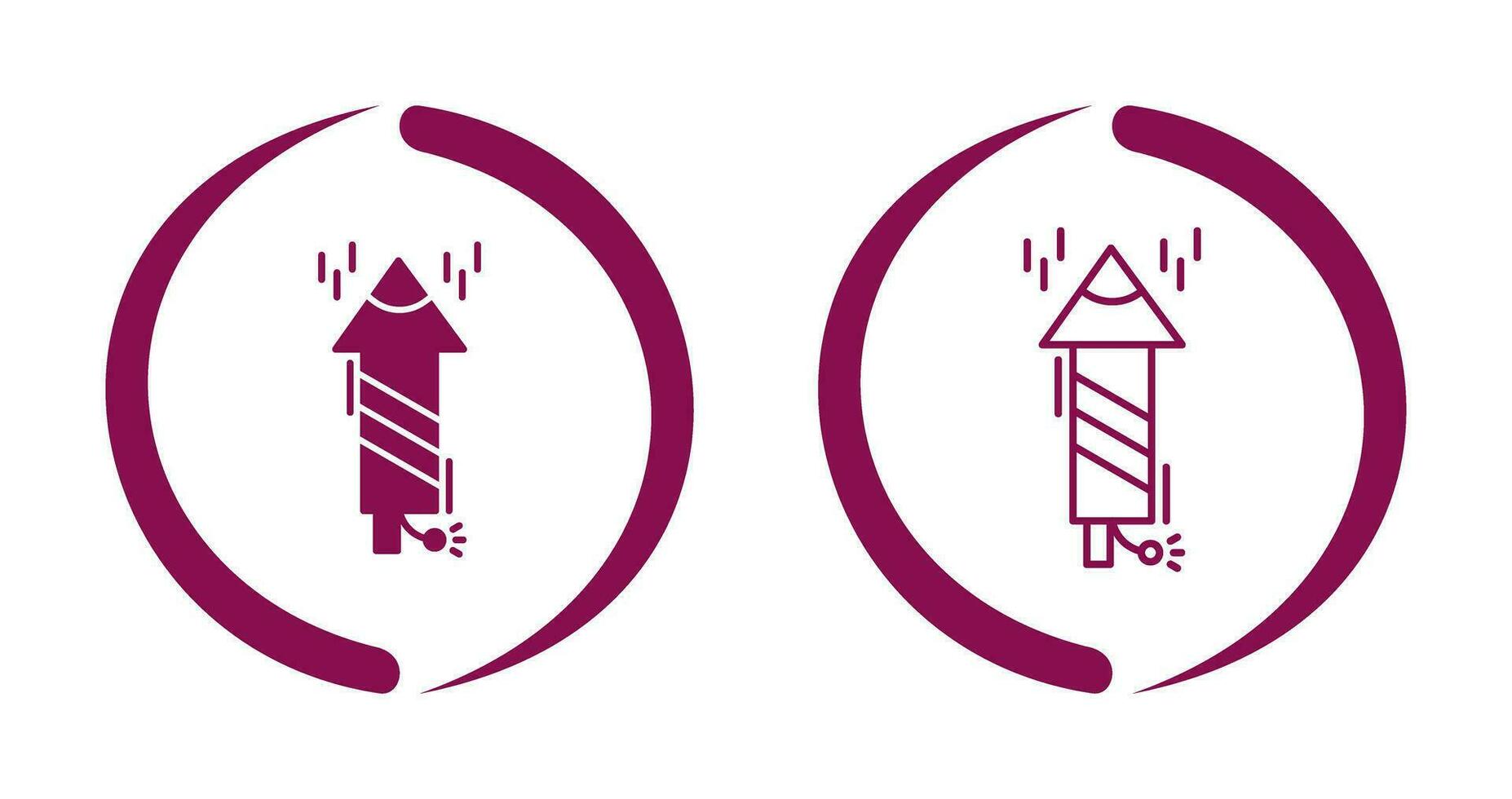 vuurwerk vector pictogram