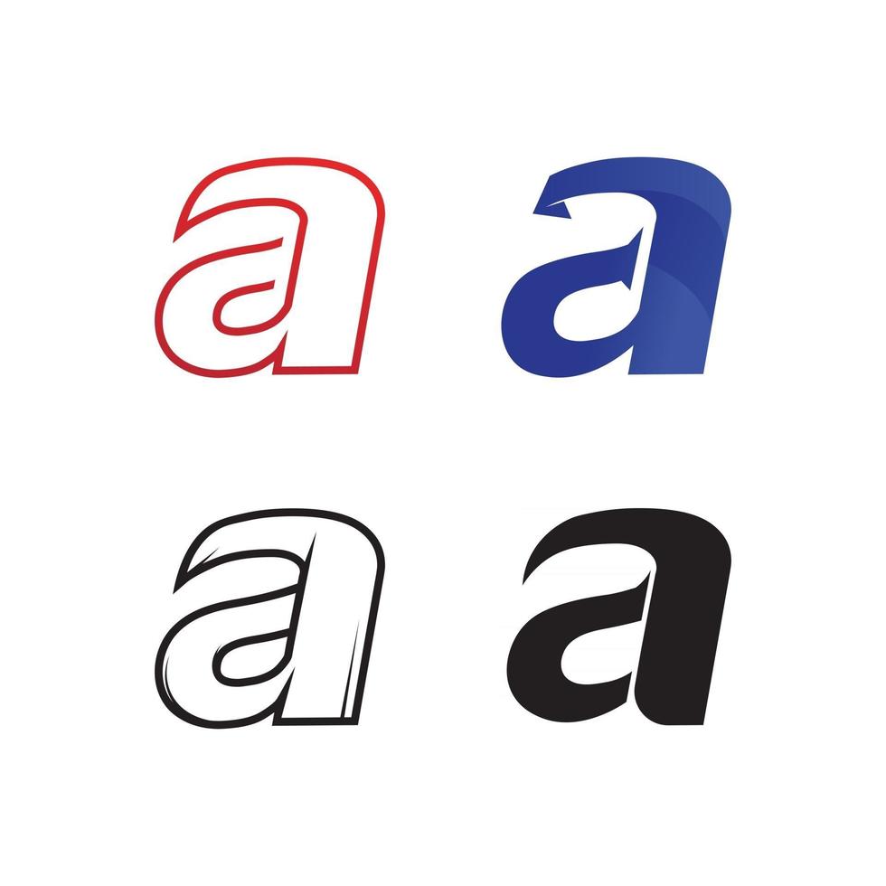 een brief logo sjabloon logo ontwerp vector een lettertype en brief voor logo zaken en identiteit