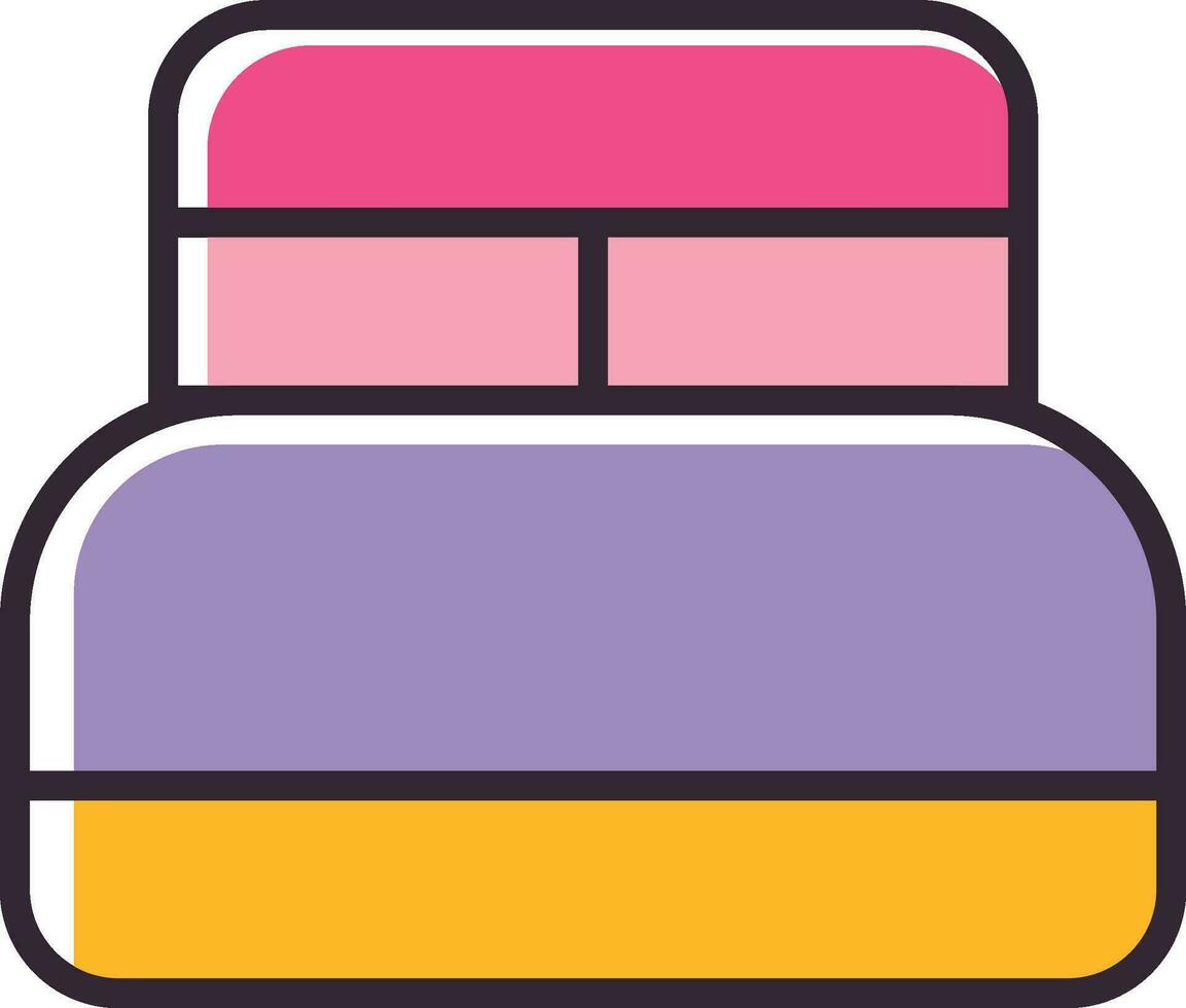 bed icoon ontwerp vector