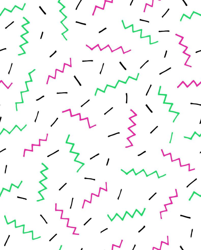 een kleurrijk patroon met lijnen en dots vector