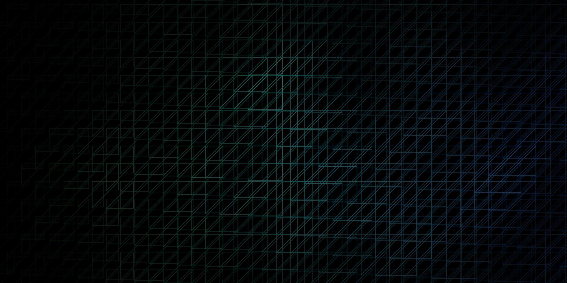 donkergroene vectorlay-out met lijnen. vector