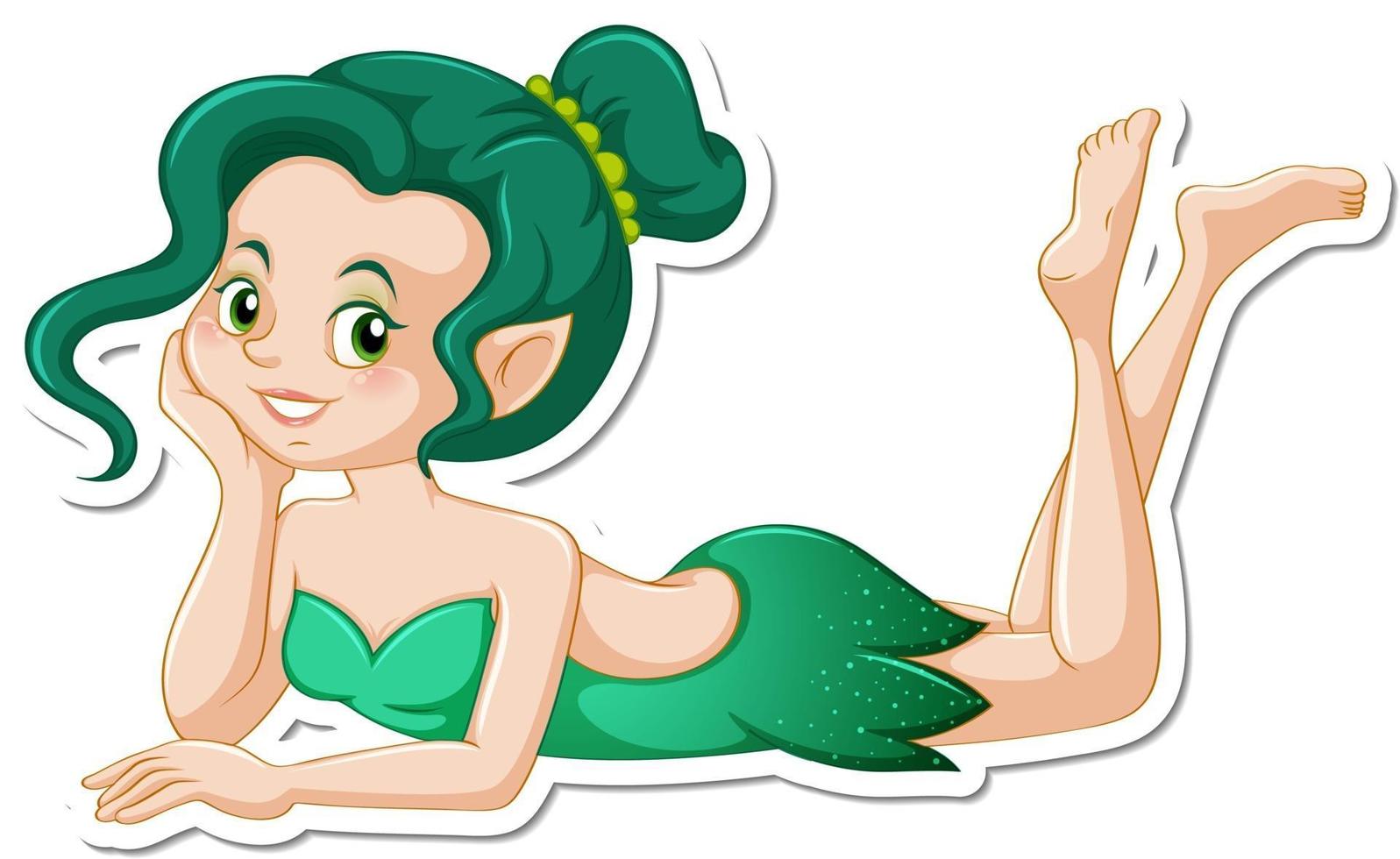 kleine engel stripfiguur sticker vector