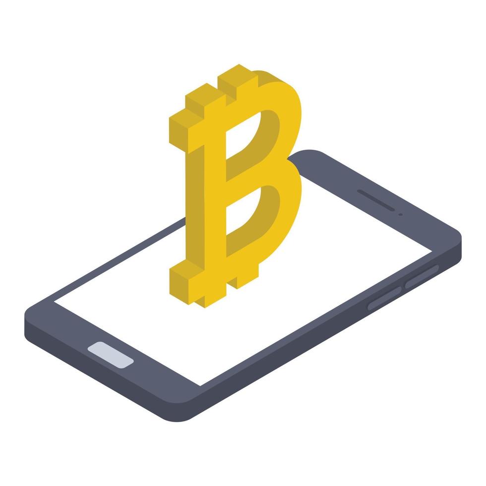 online bitcoin-blockchain vector