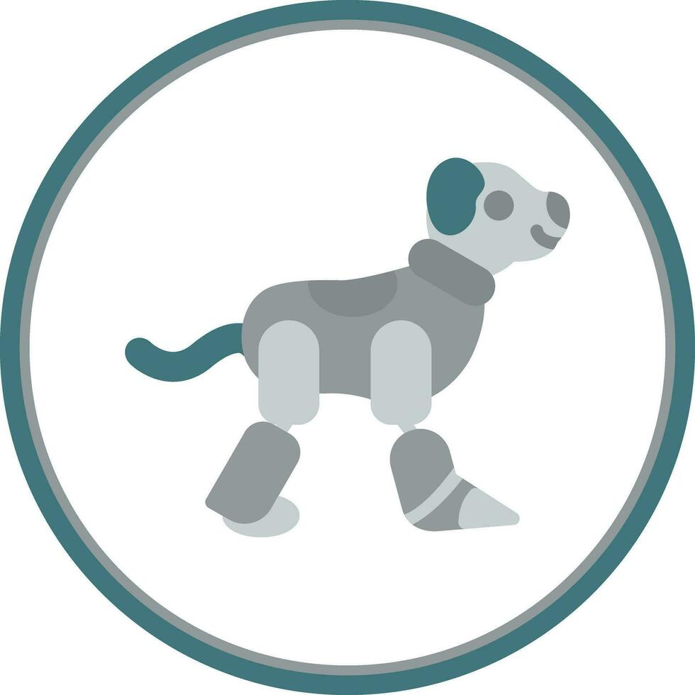 robot hond vector icoon ontwerp