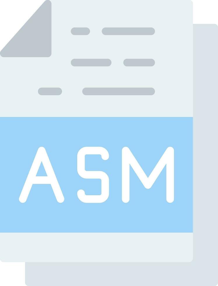 asm vector icoon ontwerp