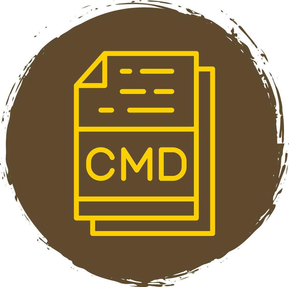 cmd vector icoon ontwerp