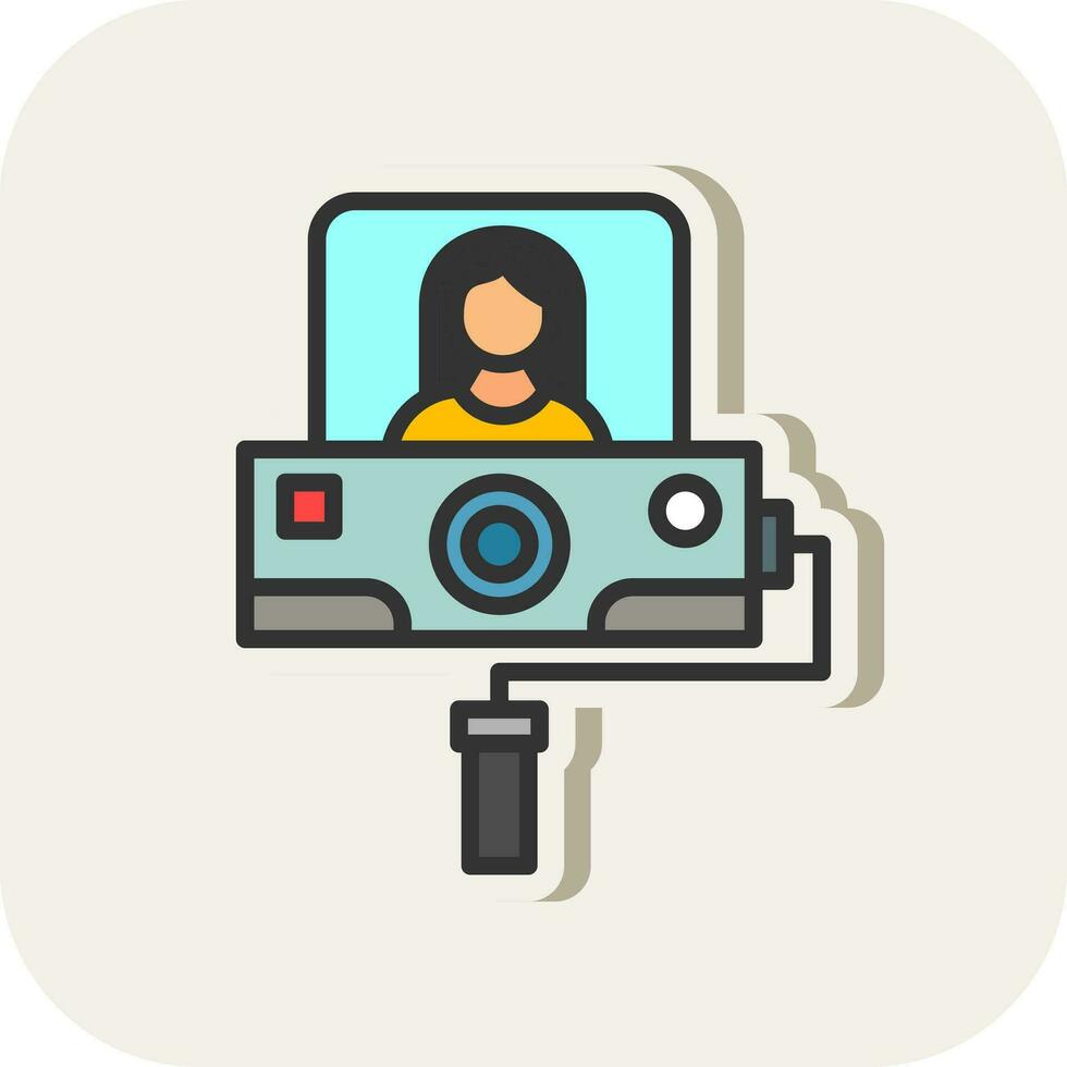 vlogger vector icoon ontwerp