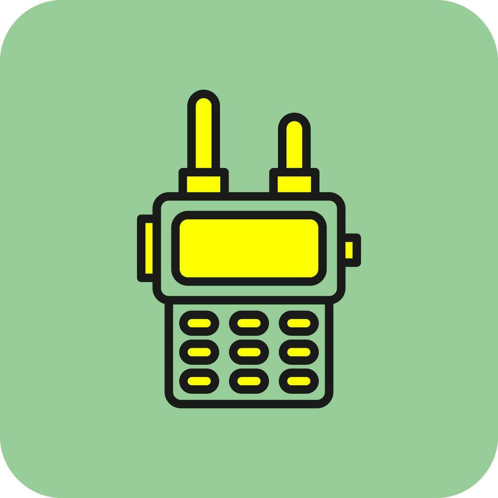 walkie talkie vector icoon ontwerp