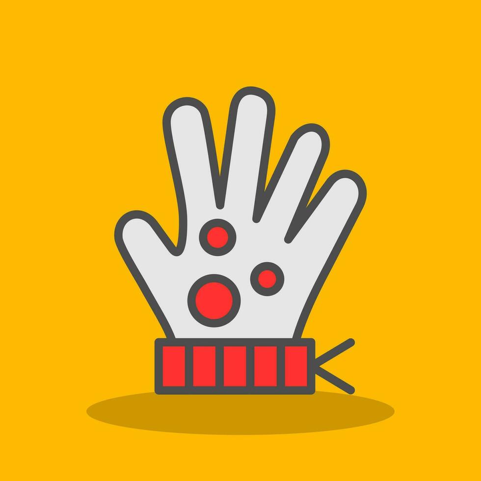 handschoen vector icoon ontwerp