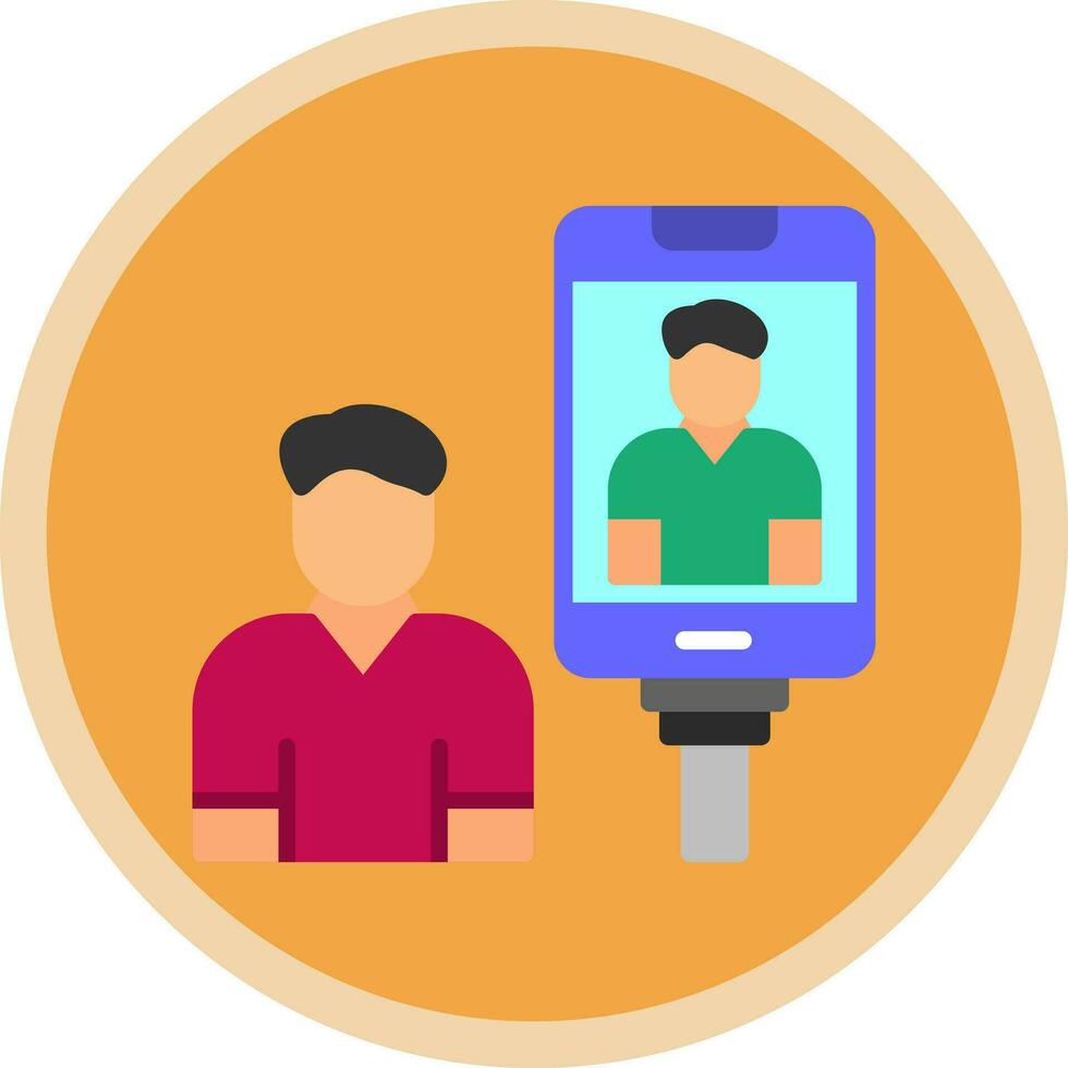 selfie vector icoon ontwerp