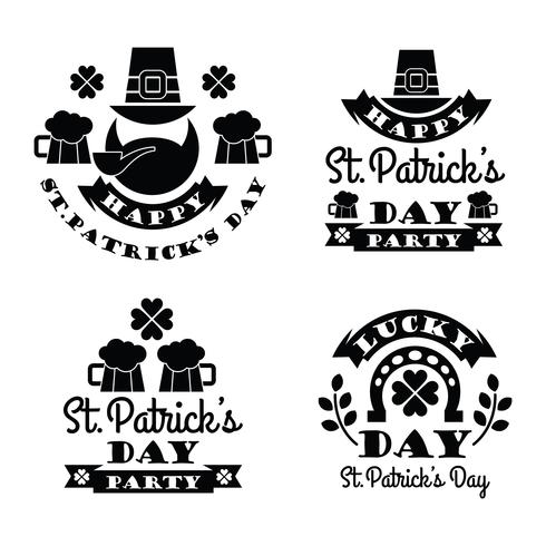 Typografische Saint Patricks Day Design. vector