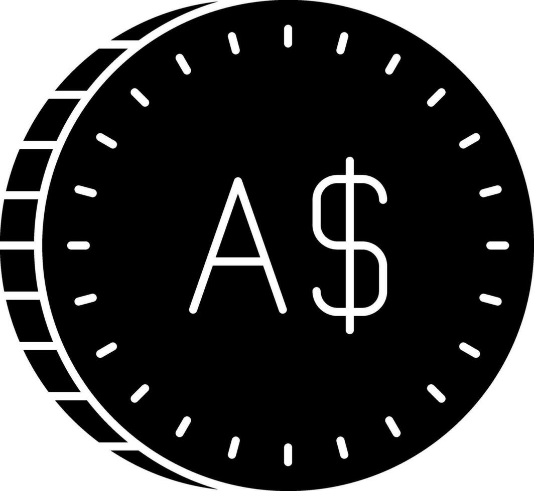 Australisch dollar vector icoon ontwerp