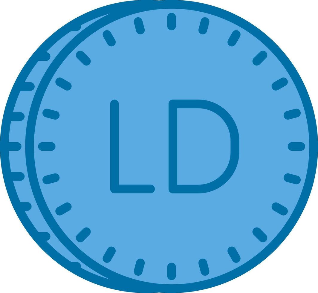 Libisch dinar vector icoon ontwerp