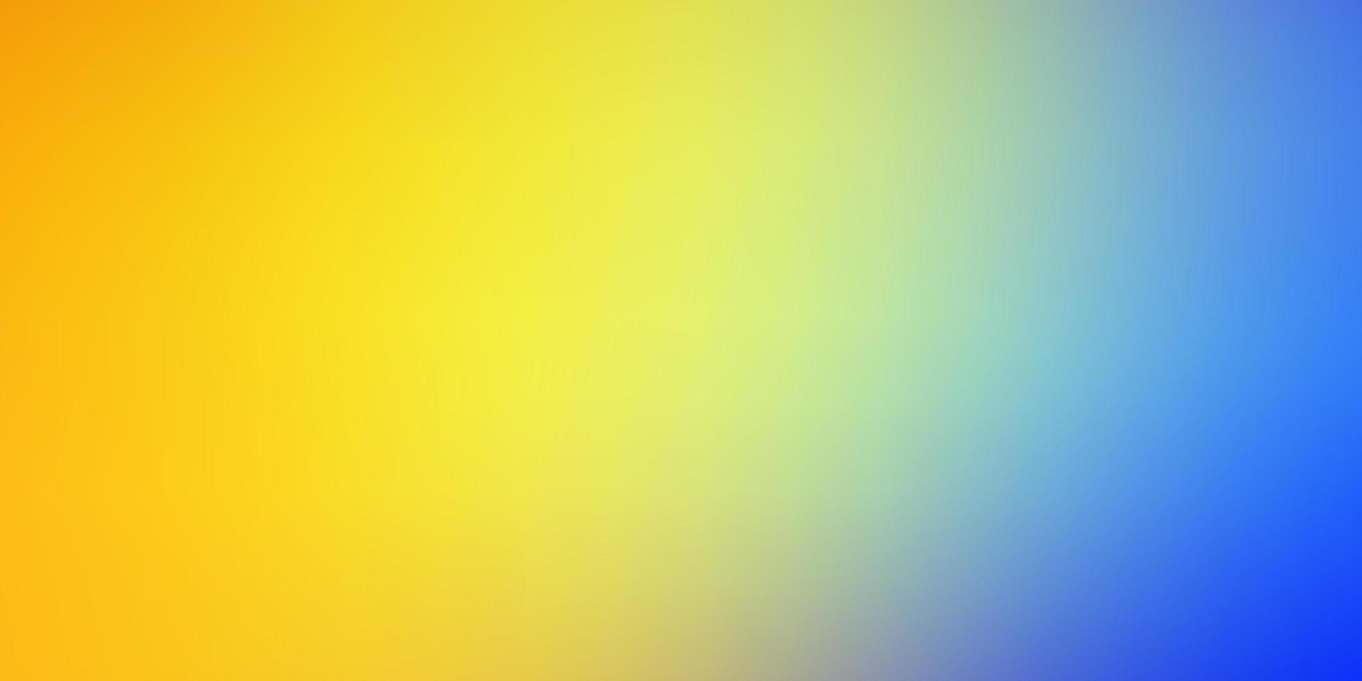 lichtblauw, geel vector wazig patroon.