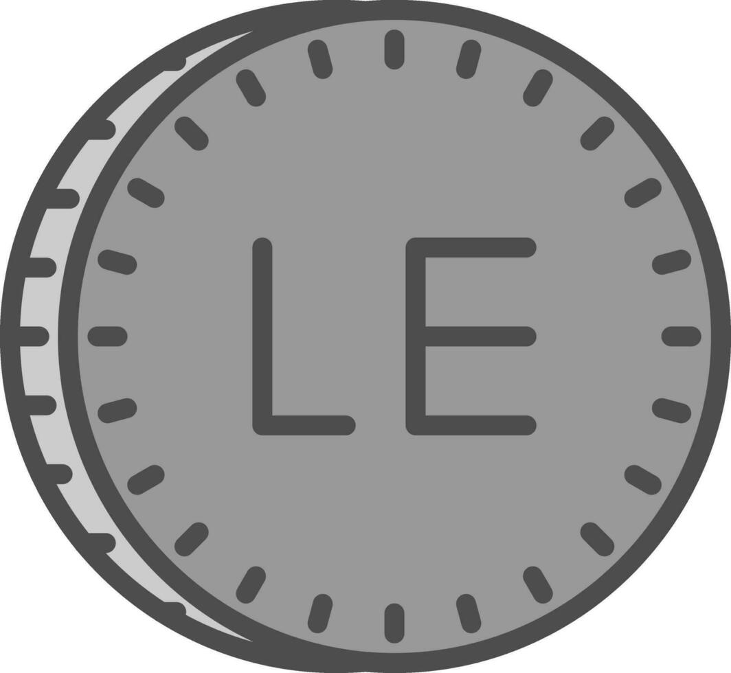 Egyptische pond vector icoon ontwerp