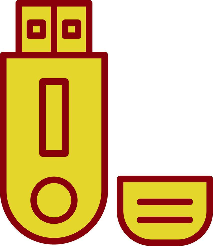 pendrive vector icoon ontwerp