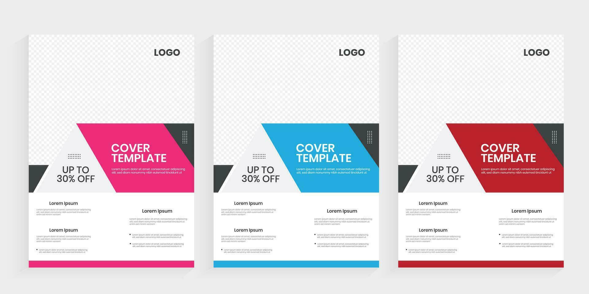 bedrijf een Pagina's brochure Hoes ontwerp, vrij folder vector ontwerp lay-out