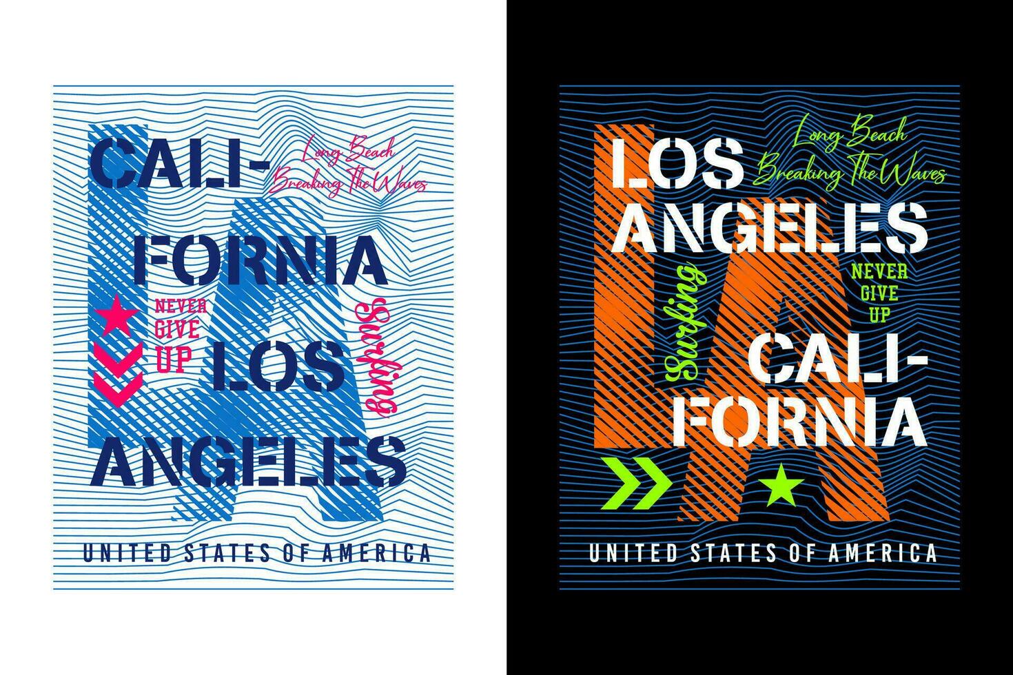 la Californië, voor afdrukken Aan t overhemden enz. vector