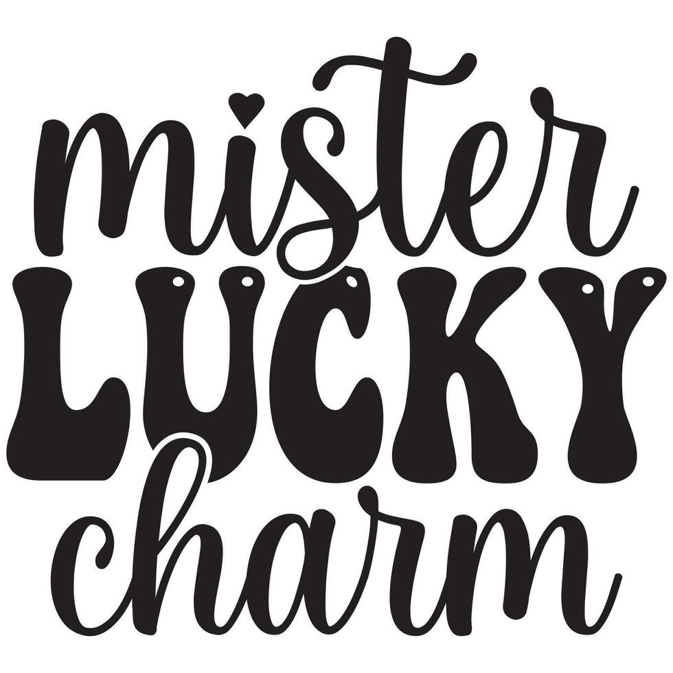 meneer Lucky charme vector