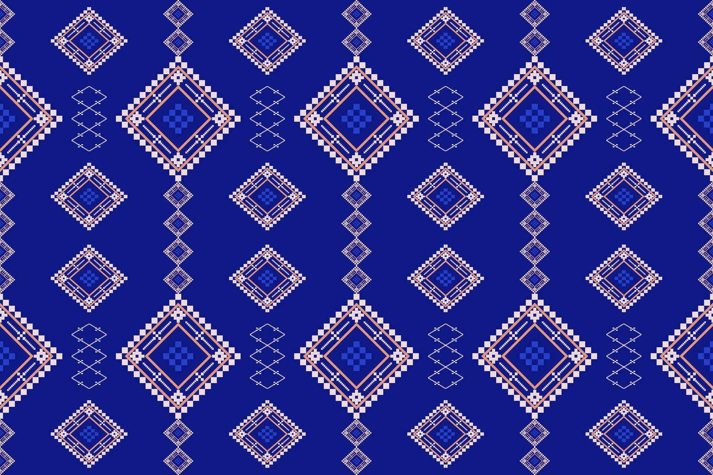 kleurrijk etnisch patroon in wijnoogst stijl.elegant ikat achtergrond.naadloos meetkundig wijnoogst textuur.ontwerp voor textuur, stof, kleding, verpakking, tapijt. vector