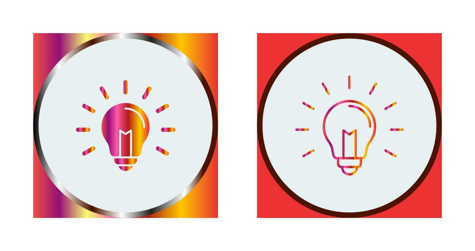 gloeilamp vector pictogram