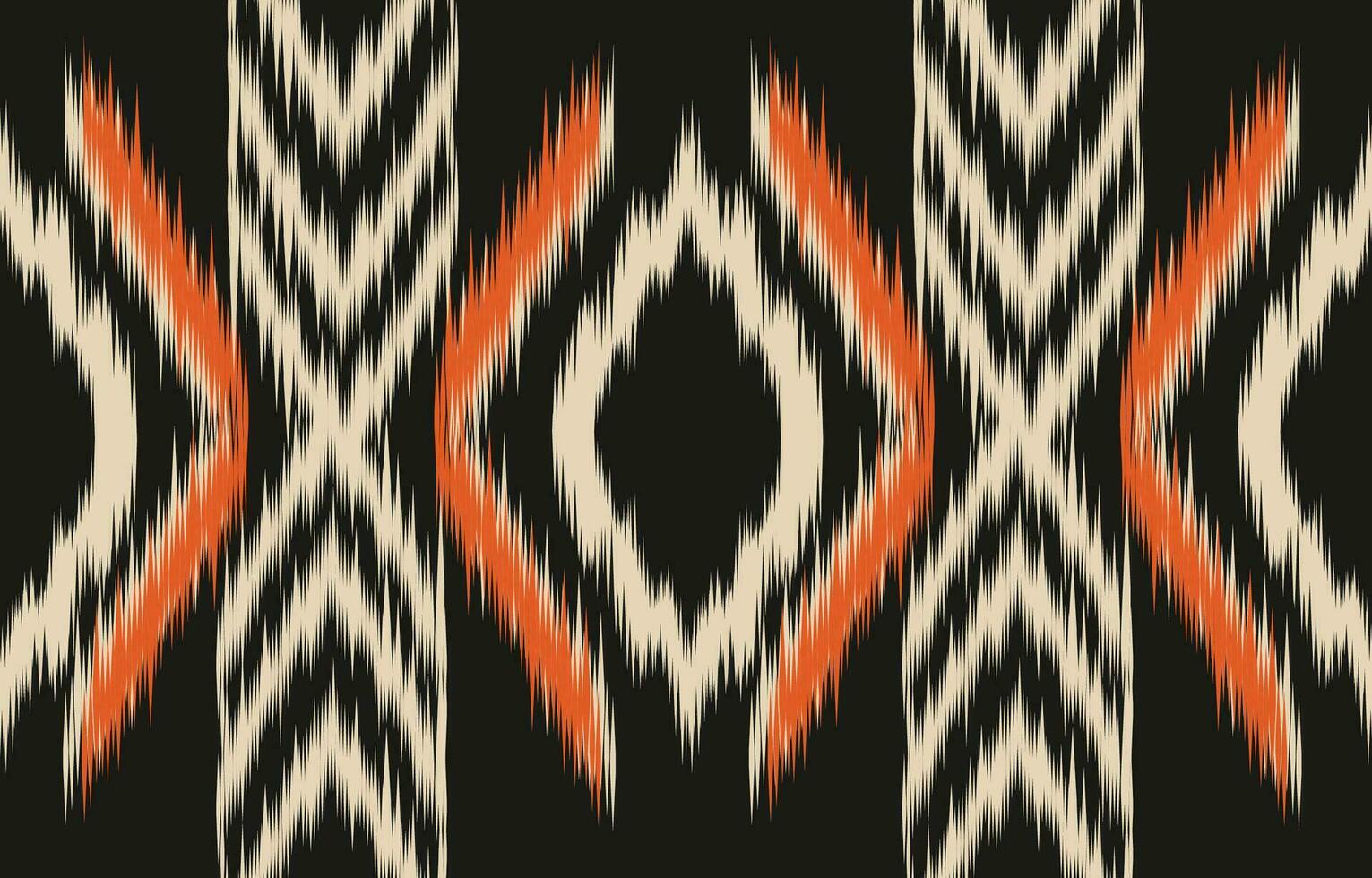 etnisch abstract ikat kunst. aztec ornament afdrukken. meetkundig etnisch patroon naadloos kleur oosters. ontwerp voor achtergrond ,gordijn, tapijt, behang, kleding, inpakken, batik, vector illustratie.