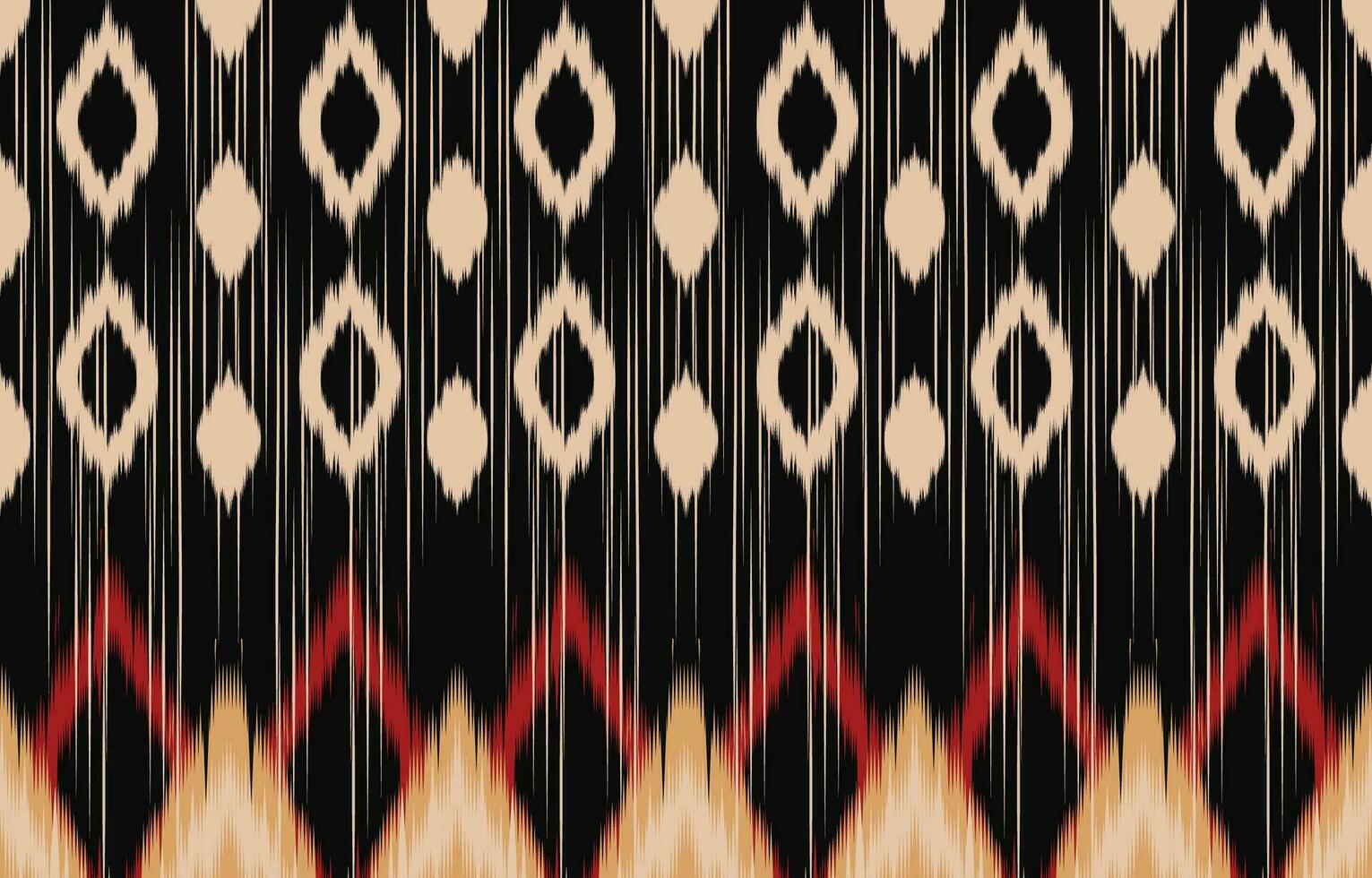 etnisch abstract ikat kunst. aztec ornament afdrukken. meetkundig etnisch patroon naadloos kleur oosters. ontwerp voor achtergrond ,gordijn, tapijt, behang, kleding, inpakken, batik, vector illustratie.