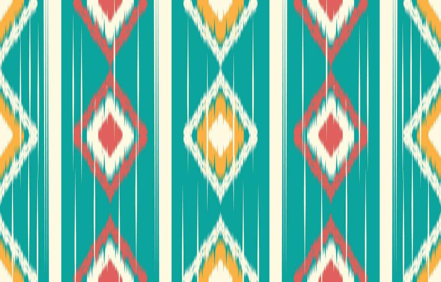 etnisch abstract ikat kunst. aztec ornament afdrukken. meetkundig etnisch patroon naadloos kleur oosters. ontwerp voor achtergrond ,gordijn, tapijt, behang, kleding, inpakken, batik, vector illustratie.