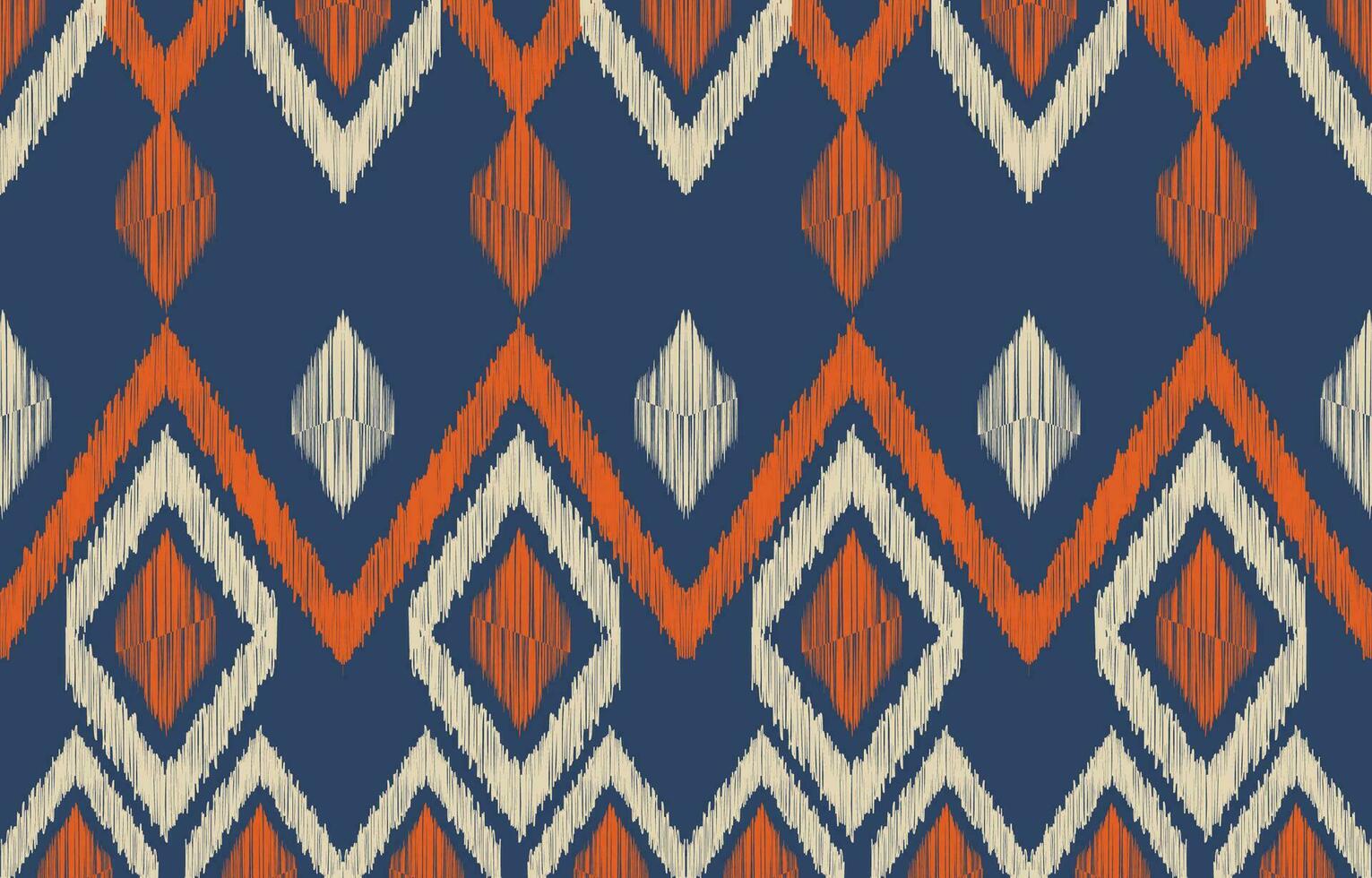 etnisch abstract ikat kunst. aztec ornament afdrukken. meetkundig etnisch patroon naadloos kleur oosters. ontwerp voor achtergrond ,gordijn, tapijt, behang, kleding, inpakken, batik, vector illustratie.