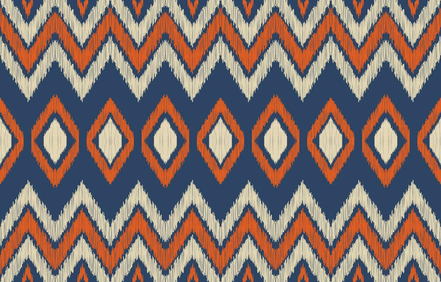 etnisch abstract ikat kunst. aztec ornament afdrukken. meetkundig etnisch patroon naadloos kleur oosters. ontwerp voor achtergrond ,gordijn, tapijt, behang, kleding, inpakken, batik, vector illustratie.