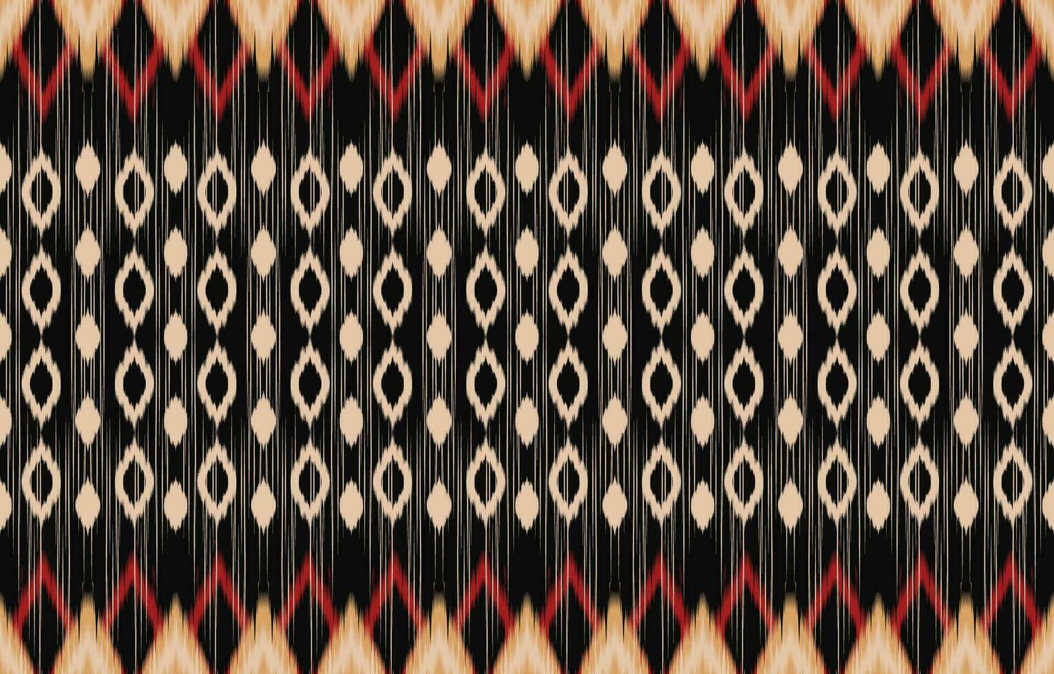 etnisch abstract ikat kunst. aztec ornament afdrukken. meetkundig etnisch patroon naadloos kleur oosters. ontwerp voor achtergrond ,gordijn, tapijt, behang, kleding, inpakken, batik, vector illustratie.