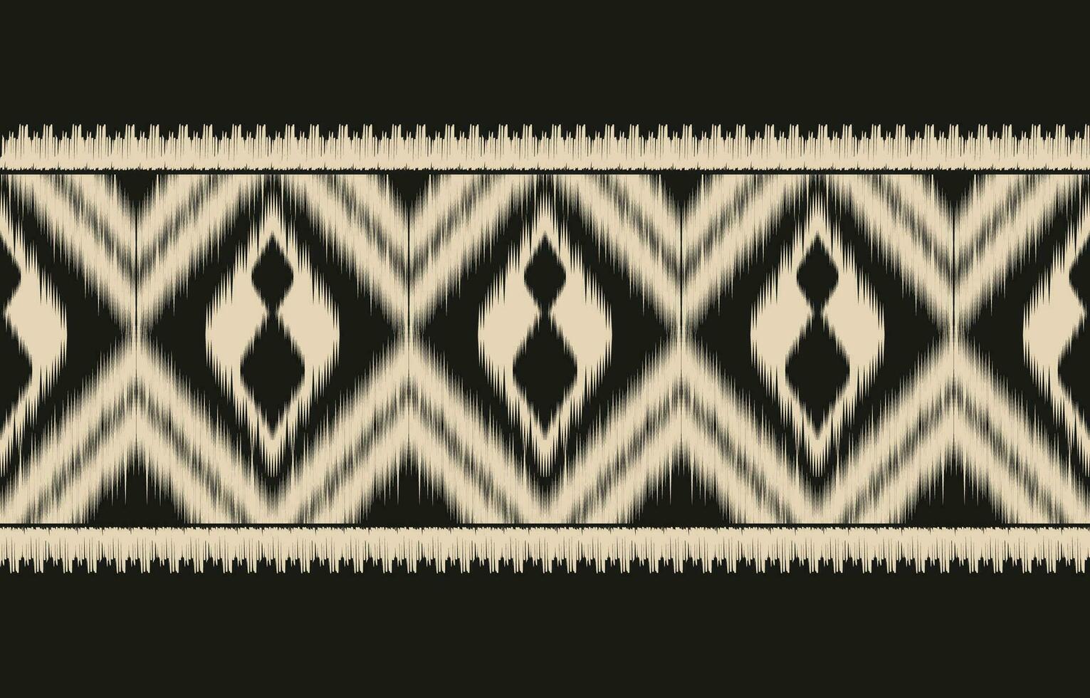 etnisch abstract ikat kunst. aztec ornament afdrukken. meetkundig etnisch patroon naadloos kleur oosters. ontwerp voor achtergrond ,gordijn, tapijt, behang, kleding, inpakken, batik, vector illustratie.