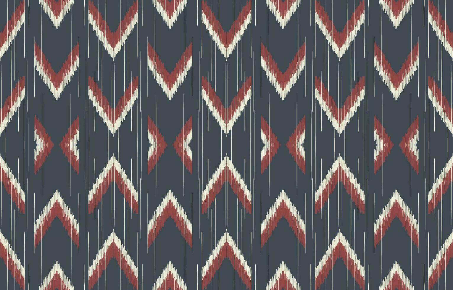 etnisch abstract ikat kunst. aztec ornament afdrukken. meetkundig etnisch patroon naadloos kleur oosters. ontwerp voor achtergrond ,gordijn, tapijt, behang, kleding, inpakken, batik, vector illustratie.