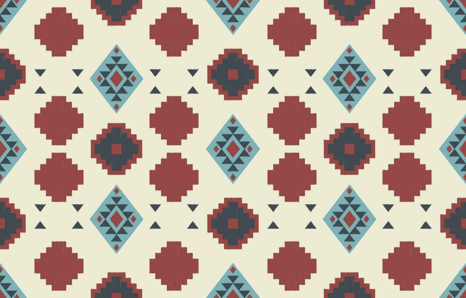 etnisch abstract ikat kunst. aztec ornament afdrukken. meetkundig etnisch patroon naadloos kleur oosters. ontwerp voor achtergrond ,gordijn, tapijt, behang, kleding, inpakken, batik, vector illustratie.