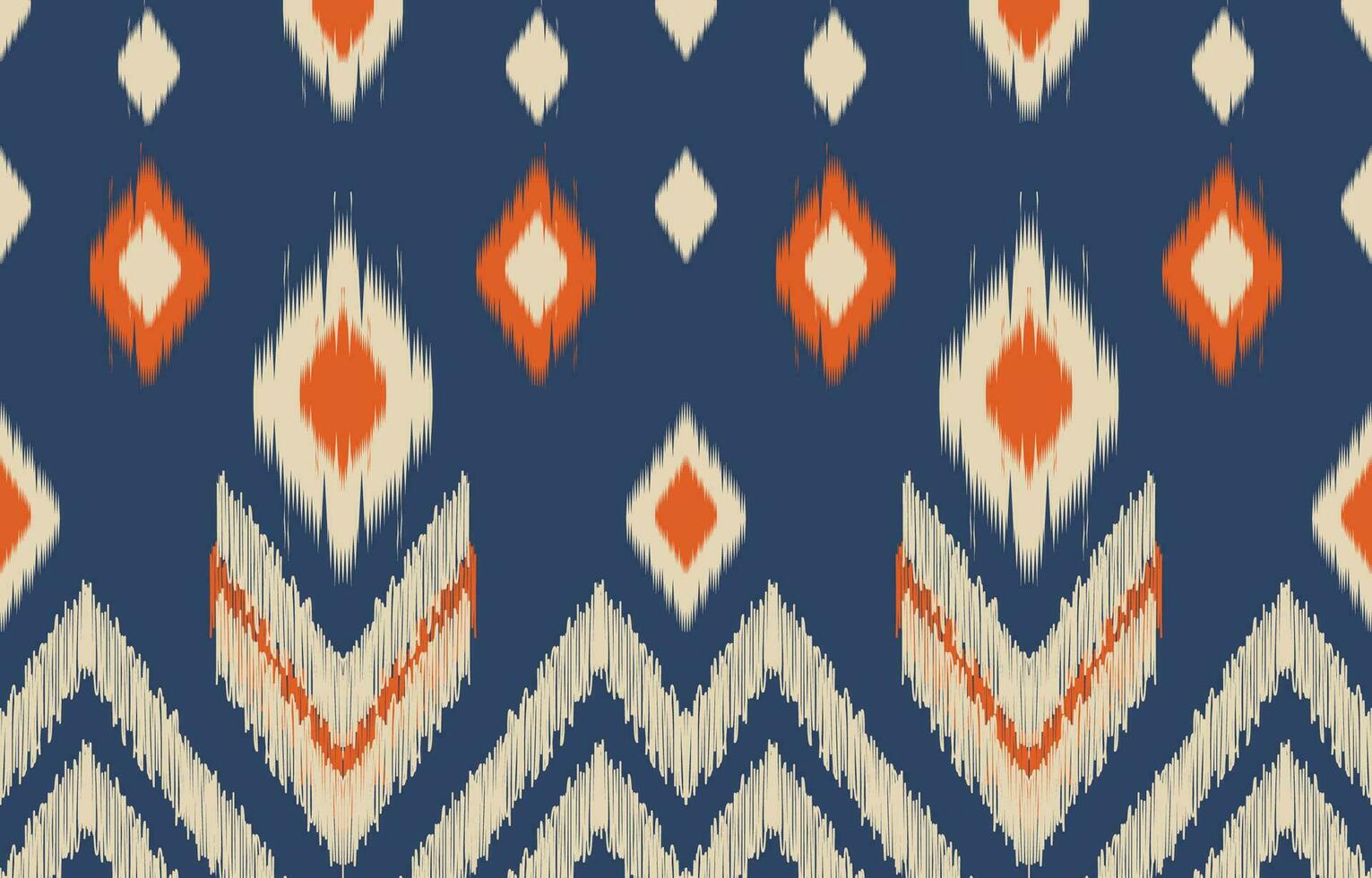 etnisch abstract ikat kunst. aztec ornament afdrukken. meetkundig etnisch patroon naadloos kleur oosters. ontwerp voor achtergrond ,gordijn, tapijt, behang, kleding, inpakken, batik, vector illustratie.