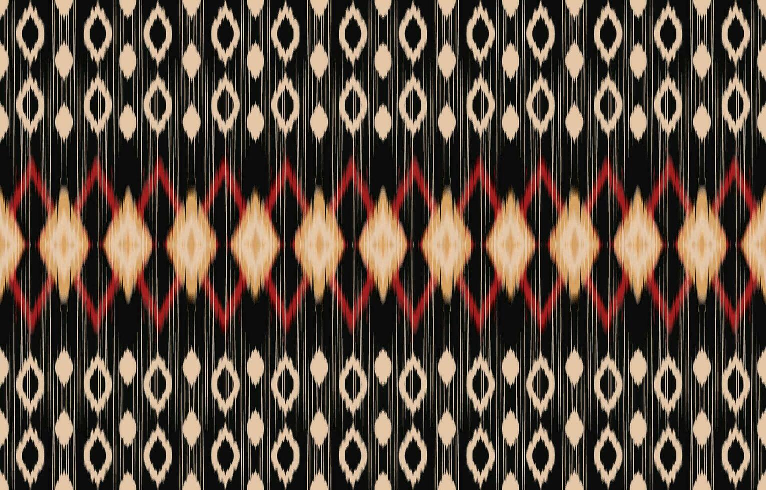 etnisch abstract ikat kunst. aztec ornament afdrukken. meetkundig etnisch patroon naadloos kleur oosters. ontwerp voor achtergrond ,gordijn, tapijt, behang, kleding, inpakken, batik, vector illustratie.