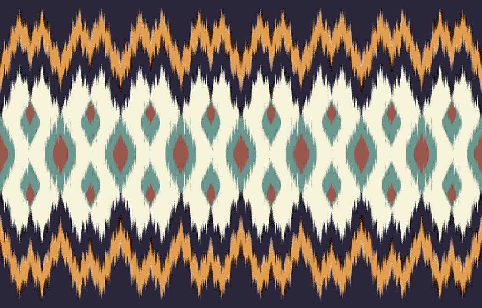 etnisch abstract ikat kunst. aztec ornament afdrukken. meetkundig etnisch patroon naadloos kleur oosters. ontwerp voor achtergrond ,gordijn, tapijt, behang, kleding, inpakken, batik, vector illustratie.