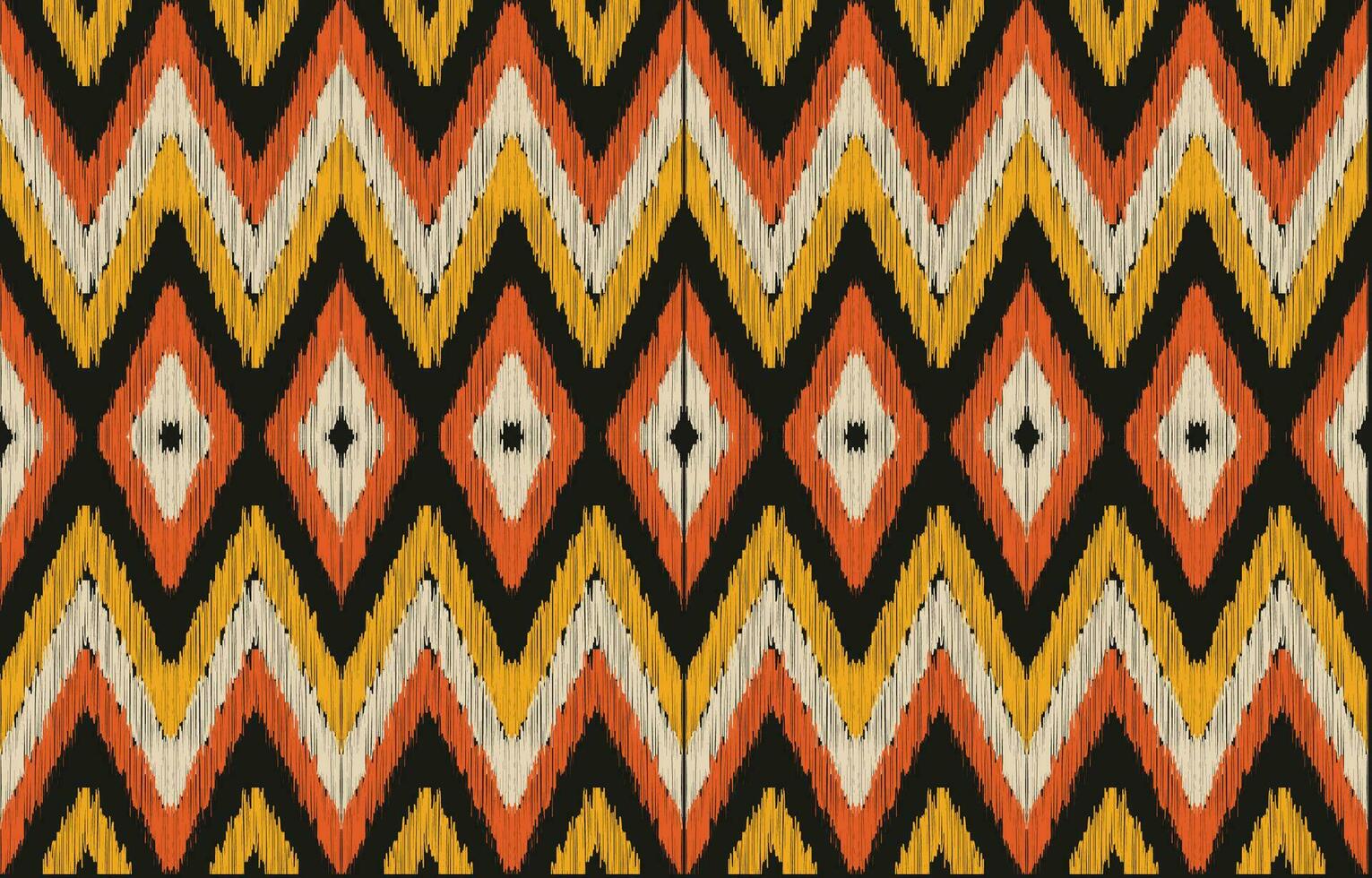 etnisch abstract ikat kunst. aztec ornament afdrukken. meetkundig etnisch patroon naadloos kleur oosters. ontwerp voor achtergrond ,gordijn, tapijt, behang, kleding, inpakken, batik, vector illustratie.