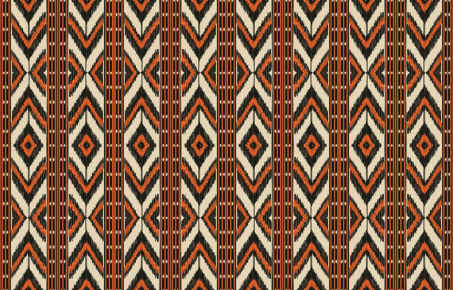 etnisch abstract ikat kunst. aztec ornament afdrukken. meetkundig etnisch patroon naadloos kleur oosters. ontwerp voor achtergrond ,gordijn, tapijt, behang, kleding, inpakken, batik, vector illustratie.