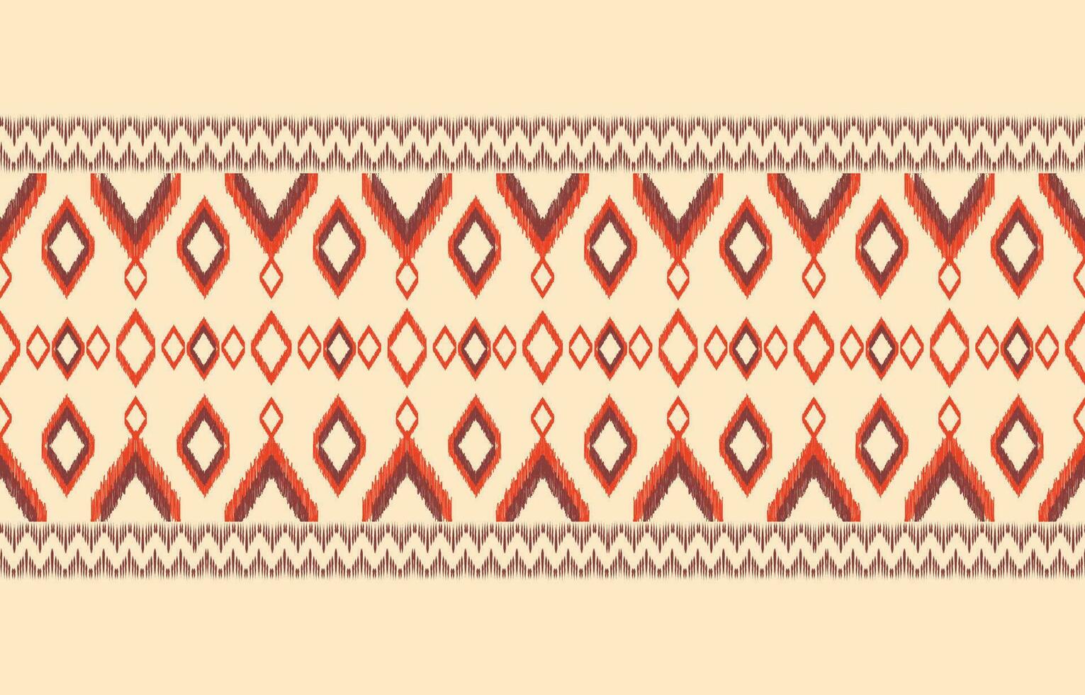 etnisch abstract ikat kunst. aztec ornament afdrukken. meetkundig etnisch patroon naadloos kleur oosters. ontwerp voor achtergrond ,gordijn, tapijt, behang, kleding, inpakken, batik, vector illustratie.