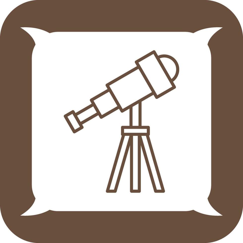 telescoop vector pictogram