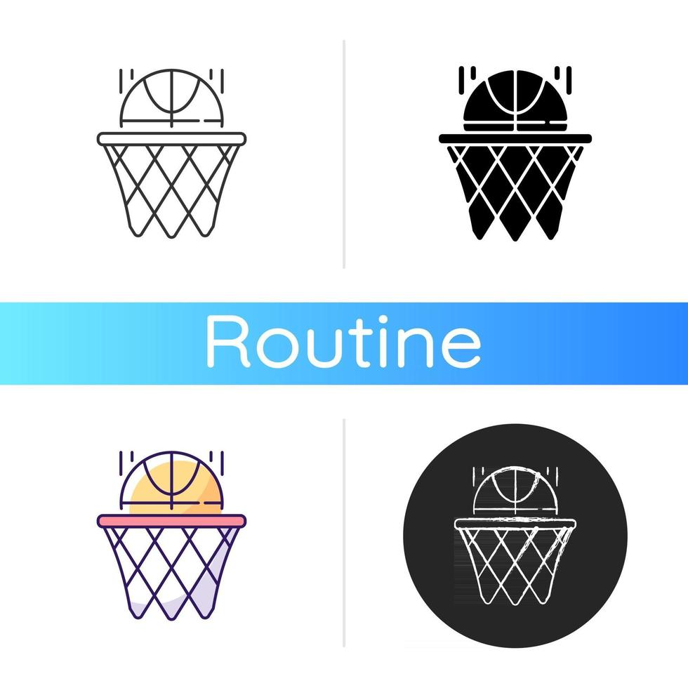 basketbal vector pictogram